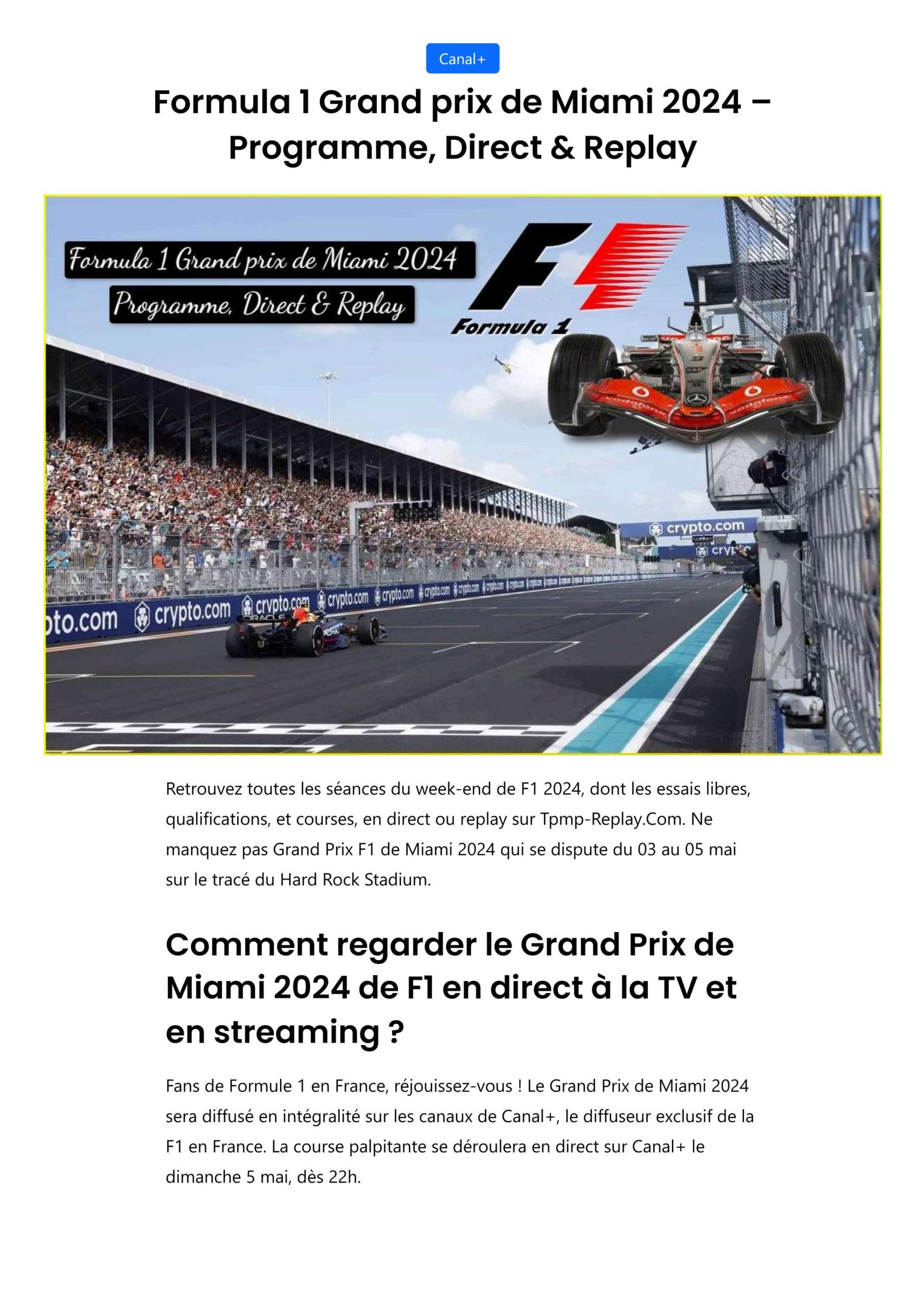 découvrez toutes les informations essentielles sur le grand prix de formule 1 du mexique 2024 : horaires des courses, chaînes de diffusion et tout ce qu'il faut savoir pour ne rien manquer de cet événement captivant.