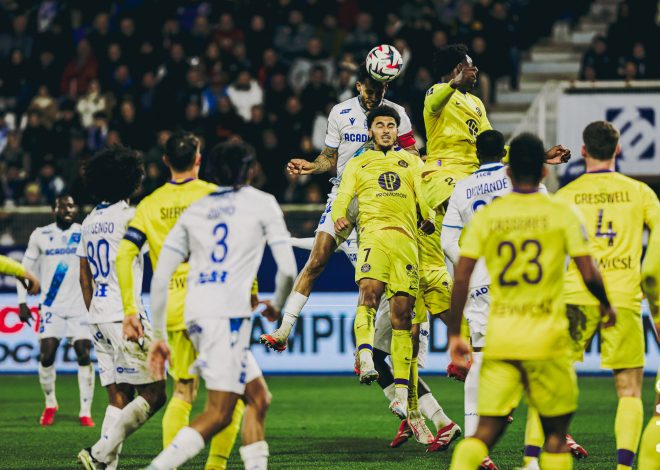 Ligue 1 : L&rsquo;AJA confrontée à une crise offensive, son entraîneur persiste dans sa quête de solutions