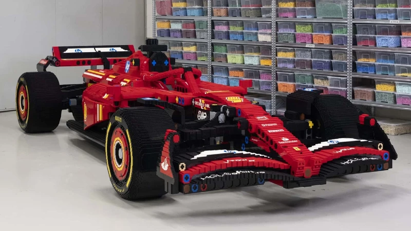 découvrez notre offre lego ferrari sf-24 pas cher : construisez la célèbre voiture de course avec ce set lego officiel à prix réduit. parfait pour les fans de formule 1 et de lego !
