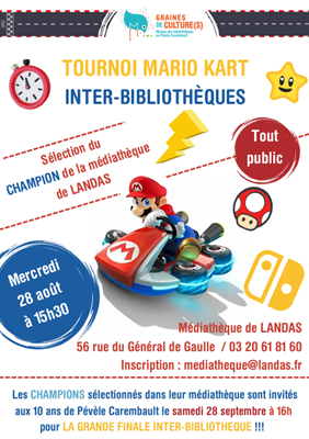 À Lezoux, l&rsquo;auditorium se transforme en circuit pour un tournoi inédit de Mario Kart Live avec des karts télécommandés